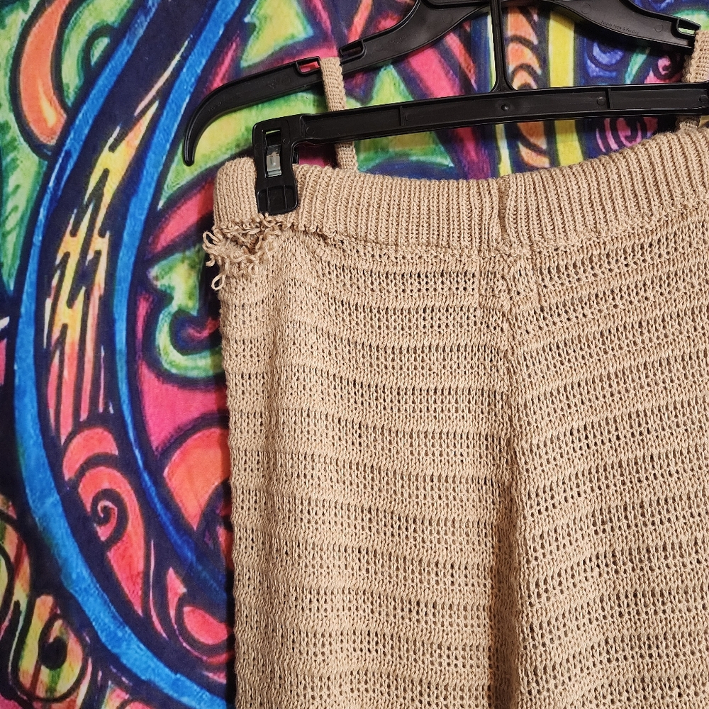 Fringed Crochet Pants/Crop Top - Picture 4 of 4